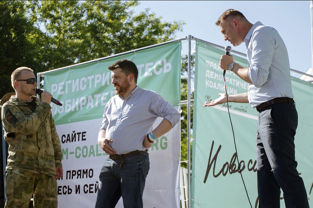 Leonid Volkov, Aleksej Navaljni, Foto: Beta/AP