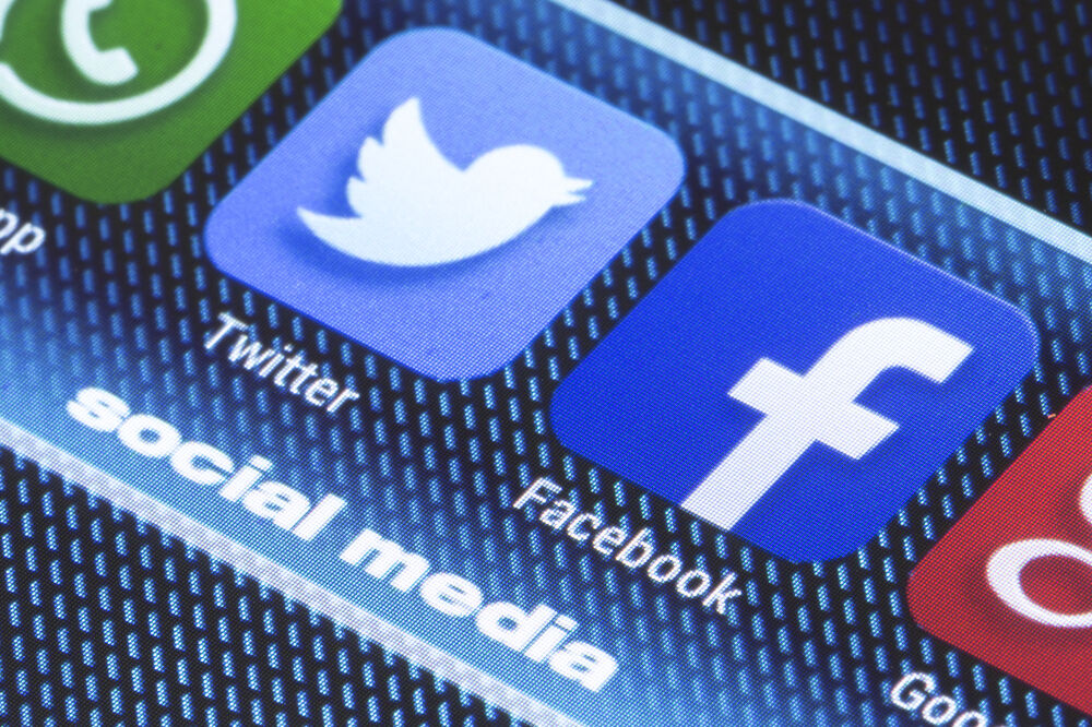 Facebook i Twitter, Foto: Shutterstock