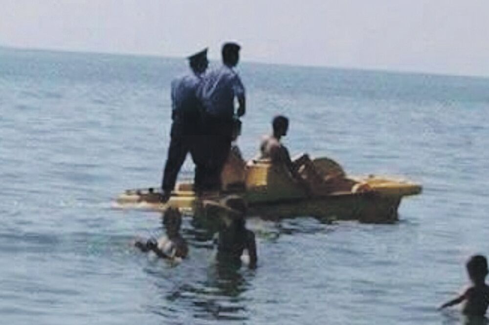 Policajci, pedalina, Foto: Podgorički vremeplov