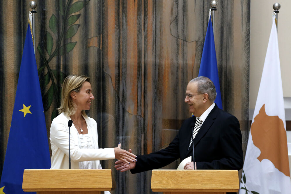 Federika Mogerini, Joanis Kasulides, Foto: Beta/AP