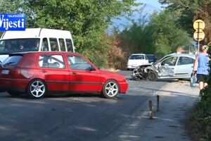 Spuž: U udesu povrijeđene najmanje dvije osobe (VIDEO)