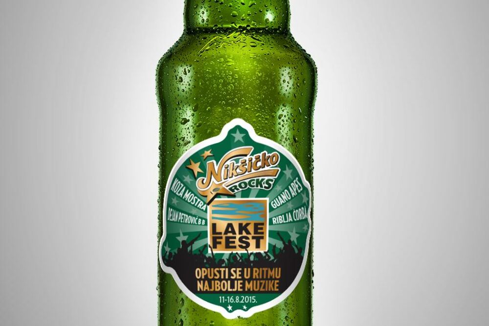 Nikšićko pivo, etiketa, Lake fest, Foto: Pivara Trebjesa