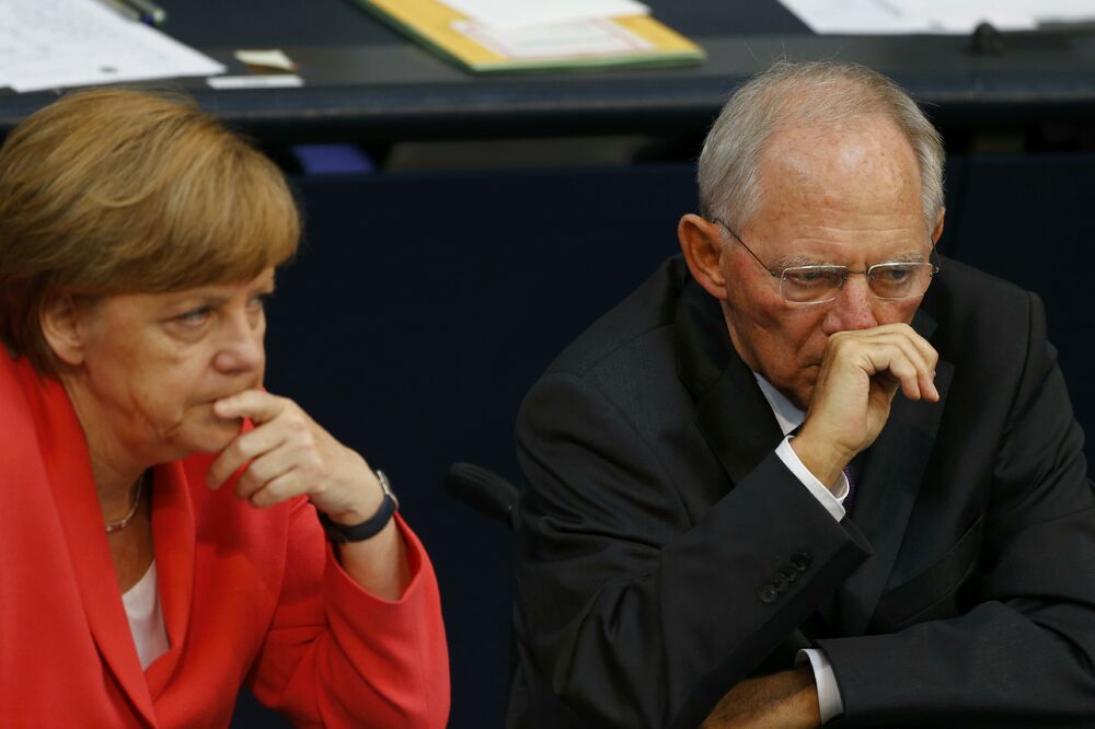 Angela Merkel, Volfgang Šojble, Foto: Reuters