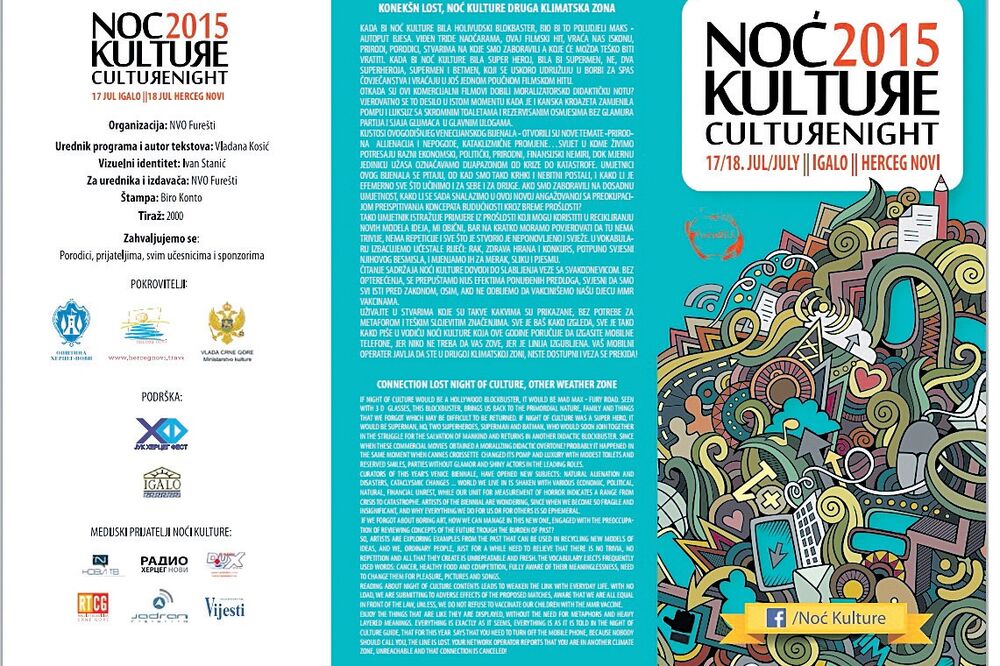 Noć kulture, Herceg Novi