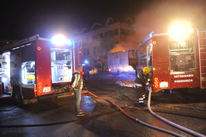 Bečići: Car burned in a fire