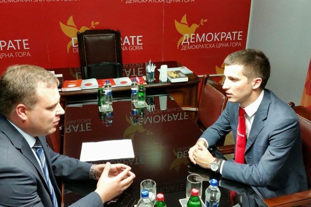 Aleksandar Koševoj, Aleksa Bečić, Foto: Demokratska Crna Gora