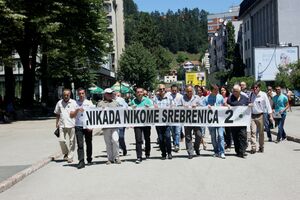 Mirno okupljanje u Bijelom Polju povodom 20 godina Srebrenice