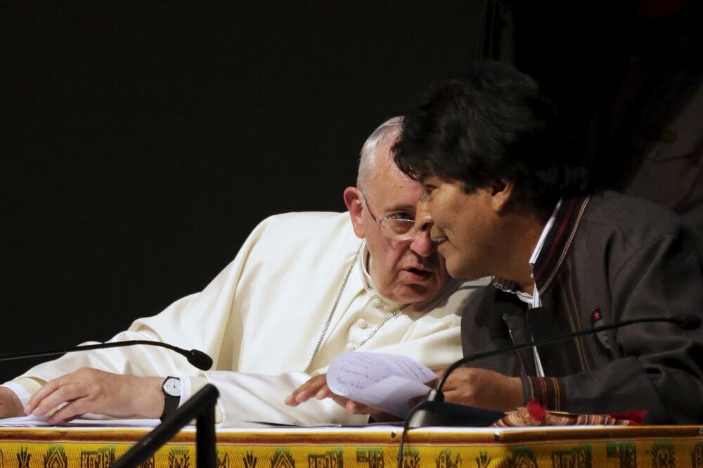 Papa Franjo, Evo Morales, Foto: Reuters