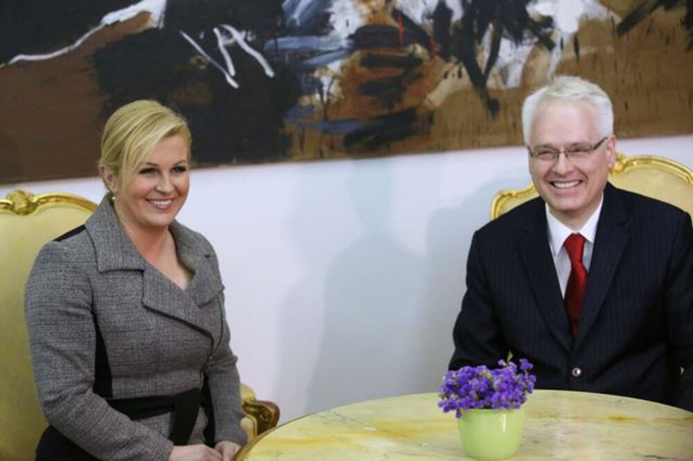 Kolinda Grabar Kitarović, Ivo Josipović, Foto: Betaphoto/HINA