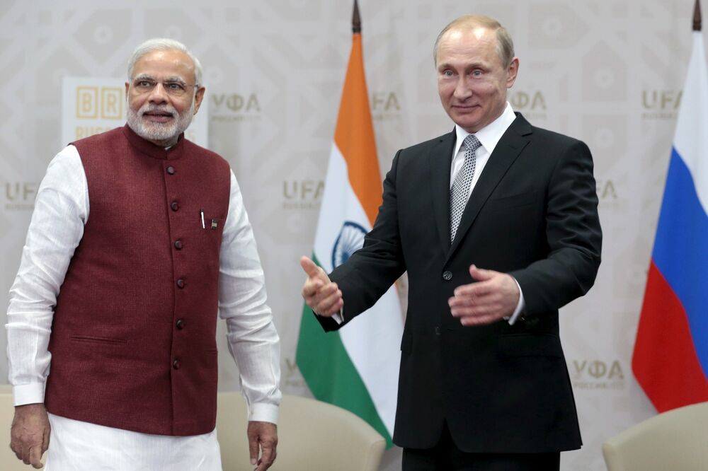 Narendra Modi, Vladimir Putin, Foto: Reuters