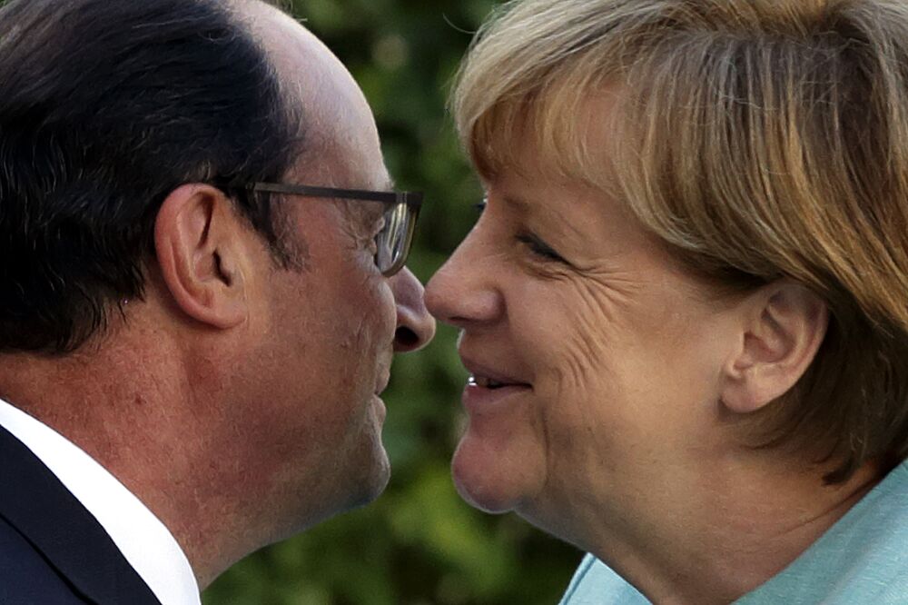 Fransoa Oland, Angela Merkel, Foto: Reuters