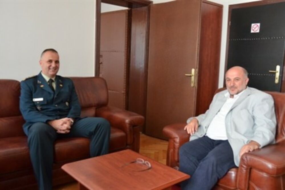 Bojan Šarkić, Ilija Daković, Foto: Ministarstvo odbrane Crne Gore