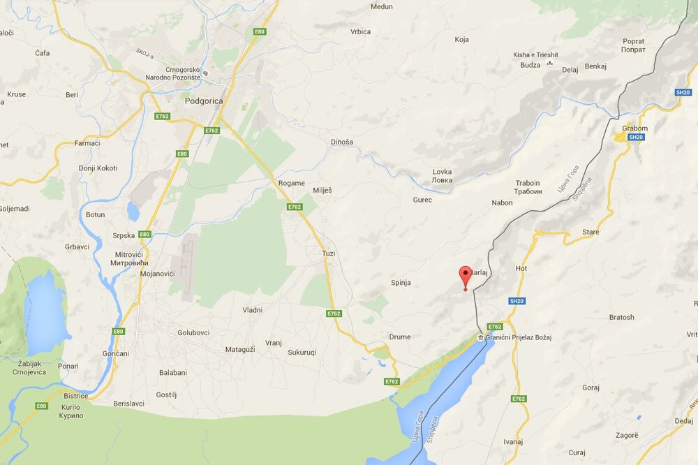 Podgorica zemljotres, Foto: Google Maps