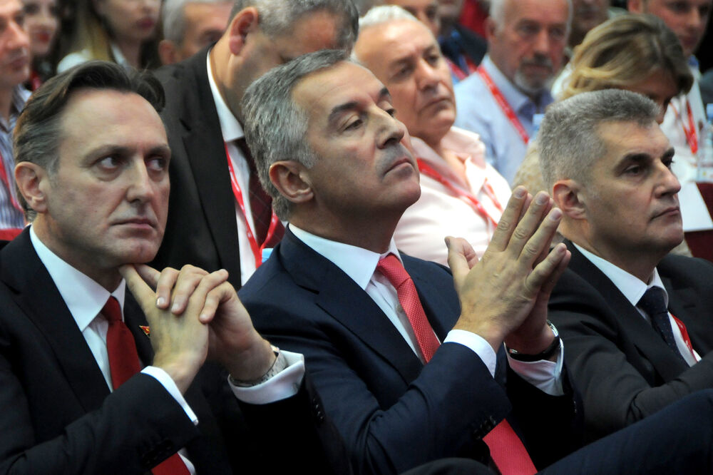 SDP Kongres, Ranko Krivokapić, Ivan Brajović, Milo Đukanović, Foto: Boris Pejović