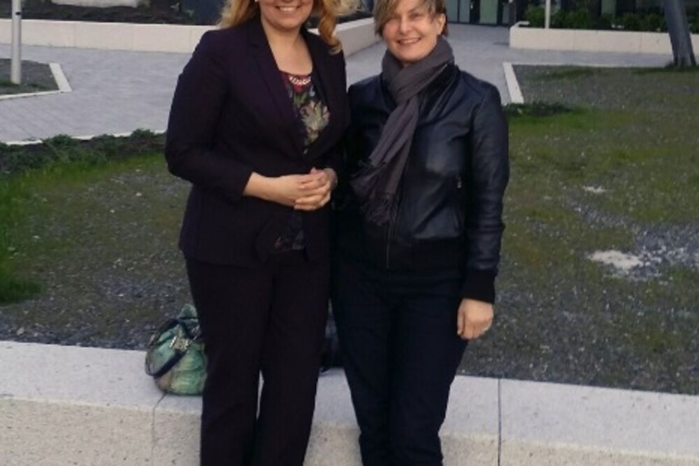 Sanja Vlahović, Kamila Rošak, Foto: Ministarstvo nauke