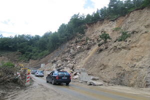 Saobraćaj na putu BP-Mojkovac u prekidu zbog odrona