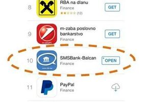 SMSBank u top 10 najpreuzimanijih aplikaciji na App Store-u