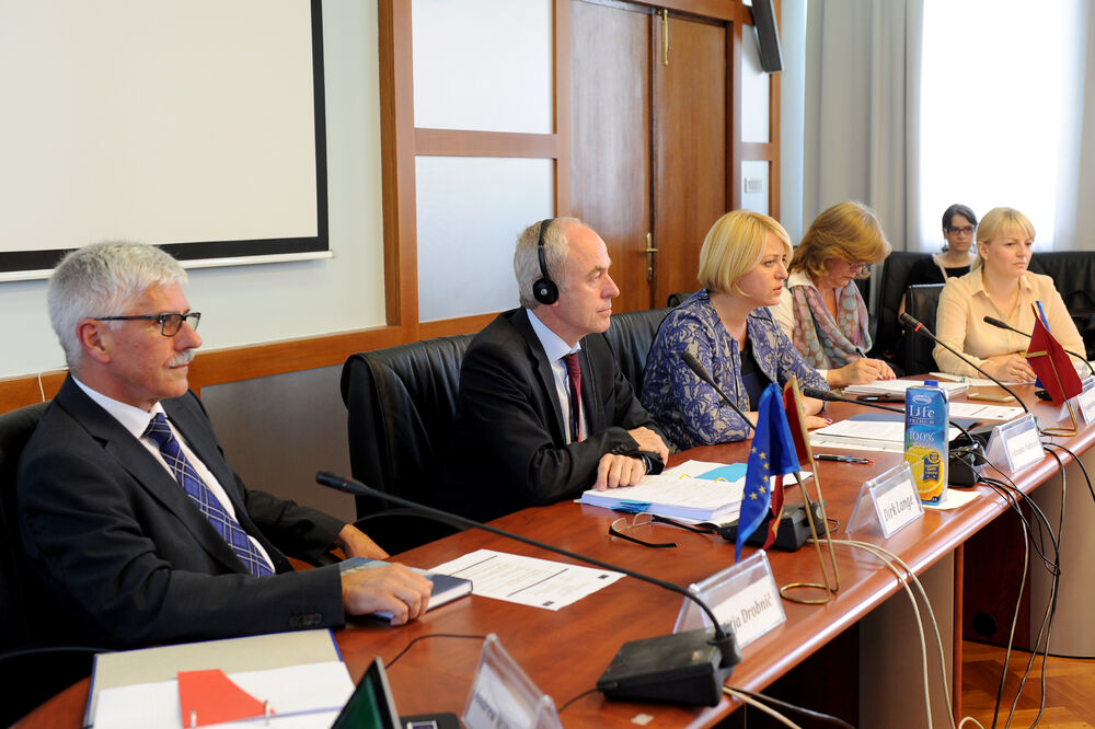 Jadranka Vojinović, Dirk Lange, Mitja Drobnič, Foto: Vlada Crne Gore