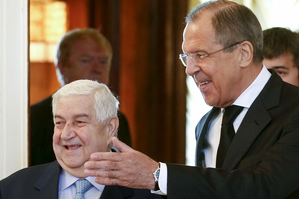 Valid al Mualem, Sergej Lavrov, Foto: Reuters