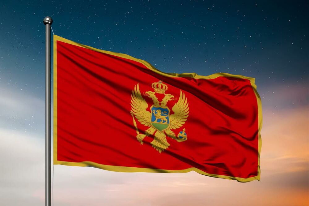 Zastava Crne Gore (Ilustracija), Foto: Shutterstock
