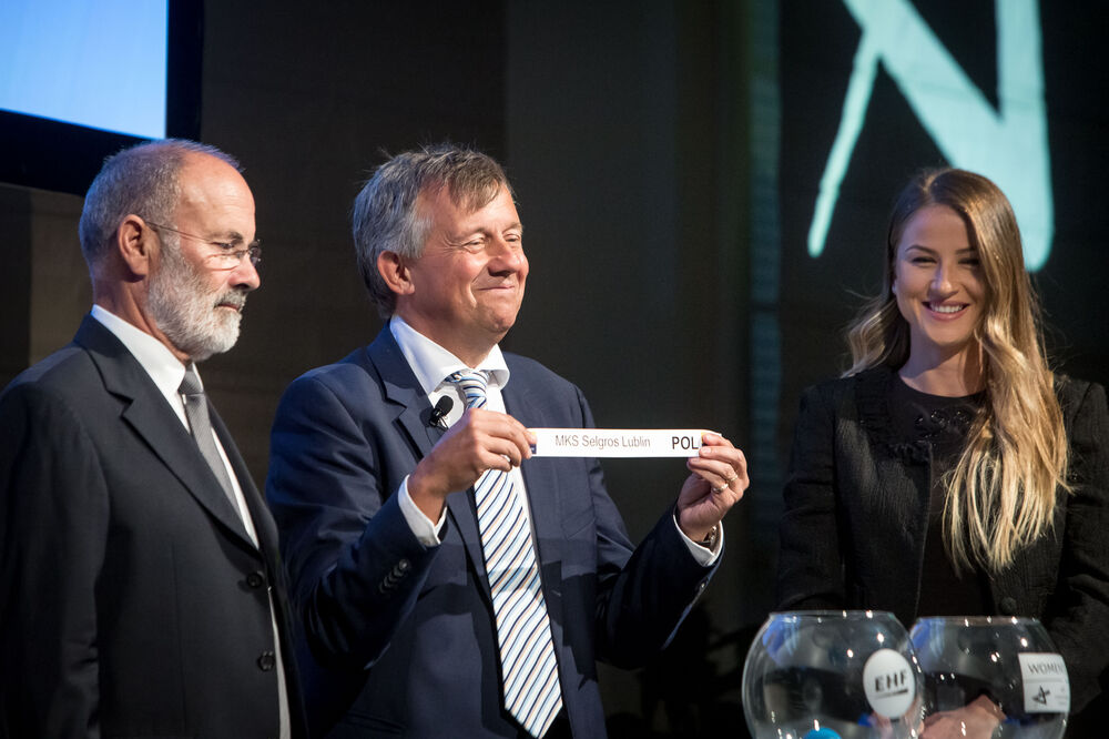 Radmila Petrović, Mihael Viderer i Žan Brio, Foto: EHF