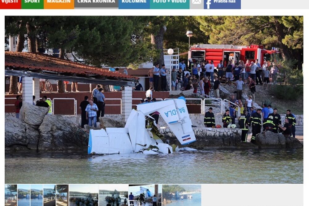 avion, Split, Foto: Printscreen