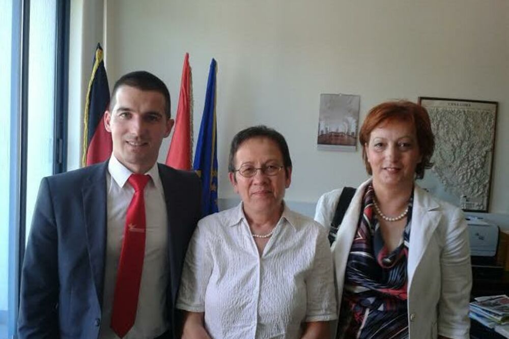 Aleksa Bečić, Gudrun Elizabet Štajnaker, Foto: Demokratska Crna Gora