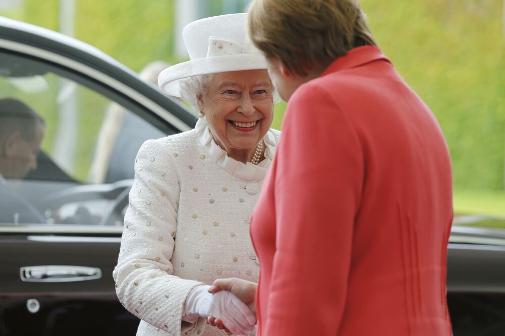 kraljica Elizabeta, Angela Merkel, Foto: Reuters
