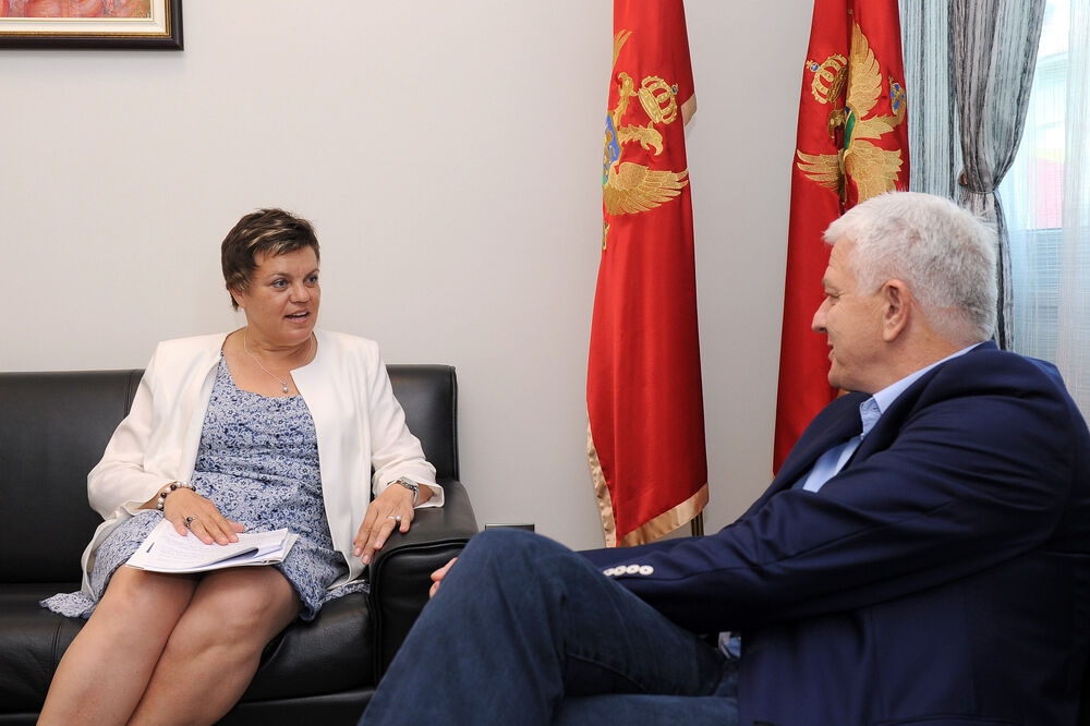 Duško Marković, Janina Hrebičkova, Foto: Vlada Crne Gore