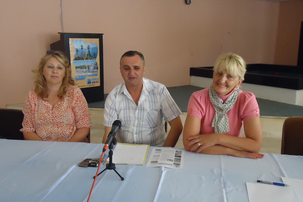 Vektra Boka, sindikalci, Foto: Slavica Kosić