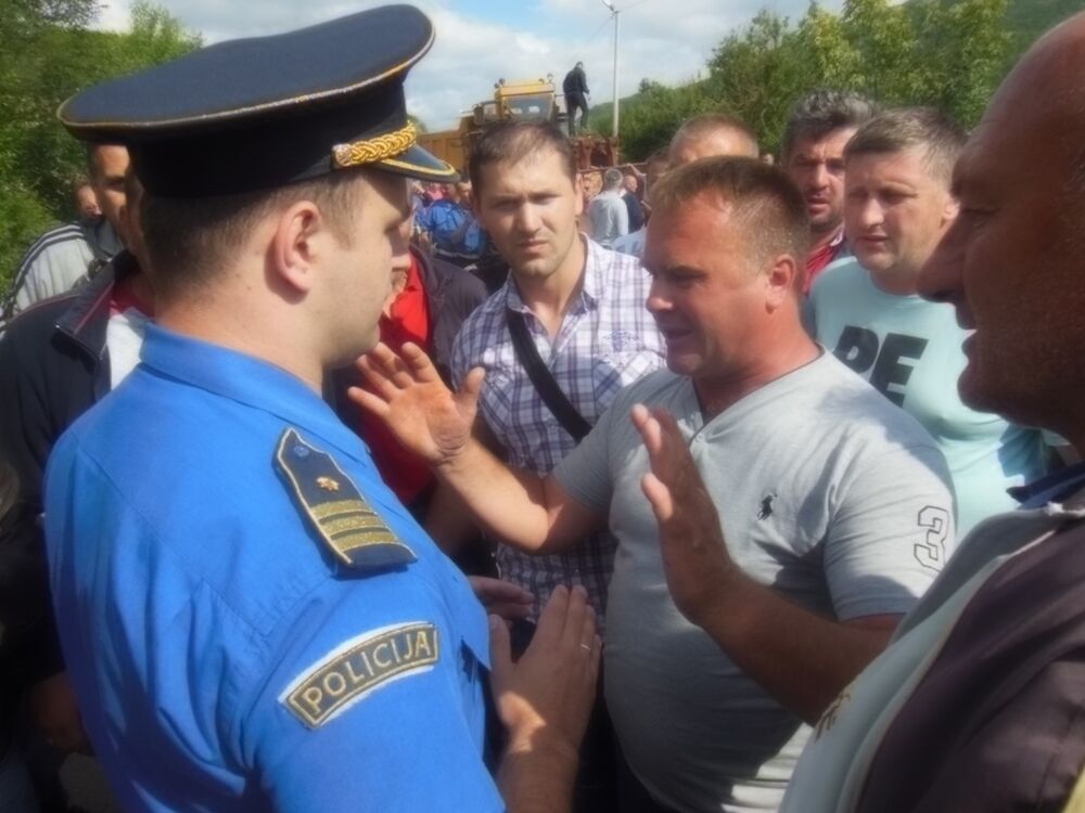 radnici Boksita, protest