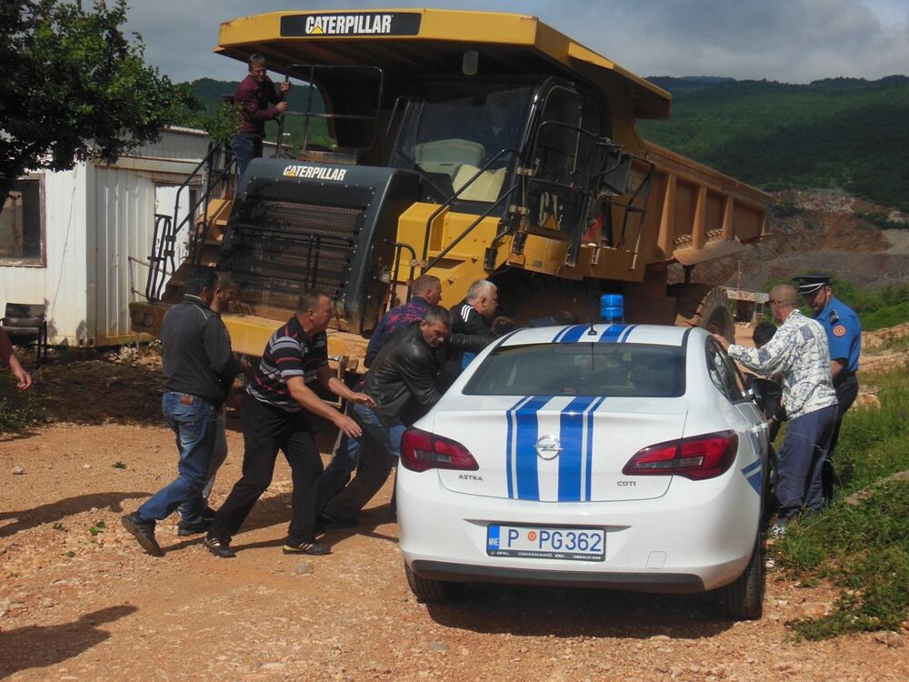 radnici Boksita, protest