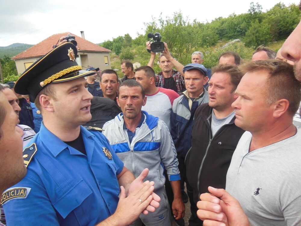 radnici Boksita, protest