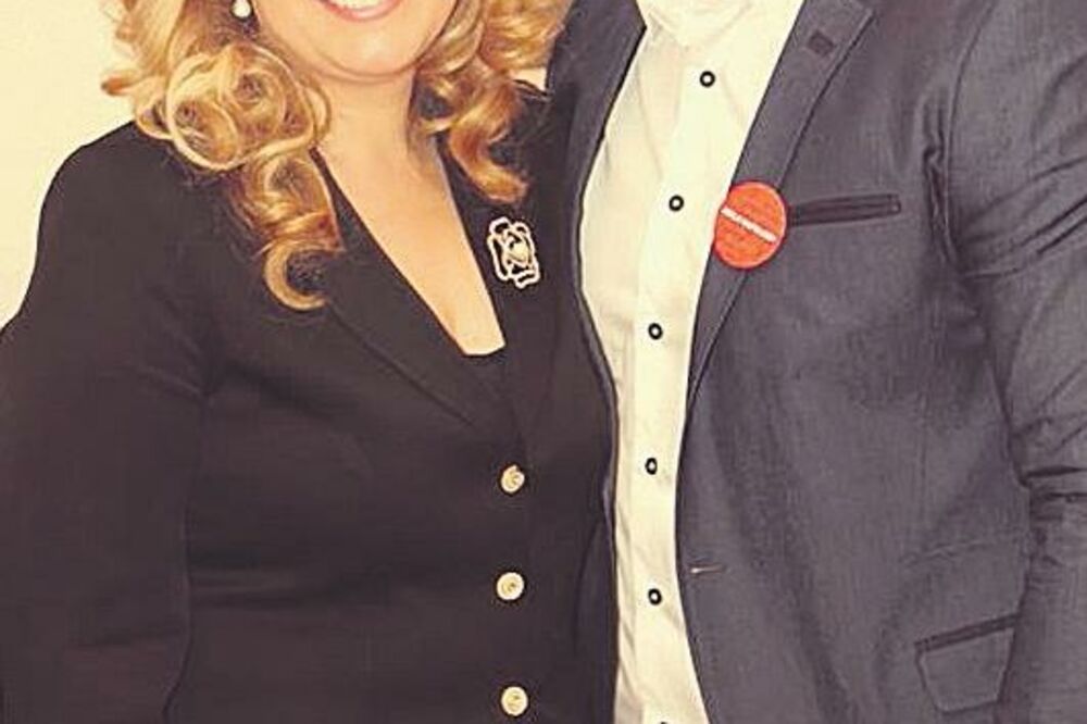 Sanja Vlahović, Milan Babović, Foto: Facebook
