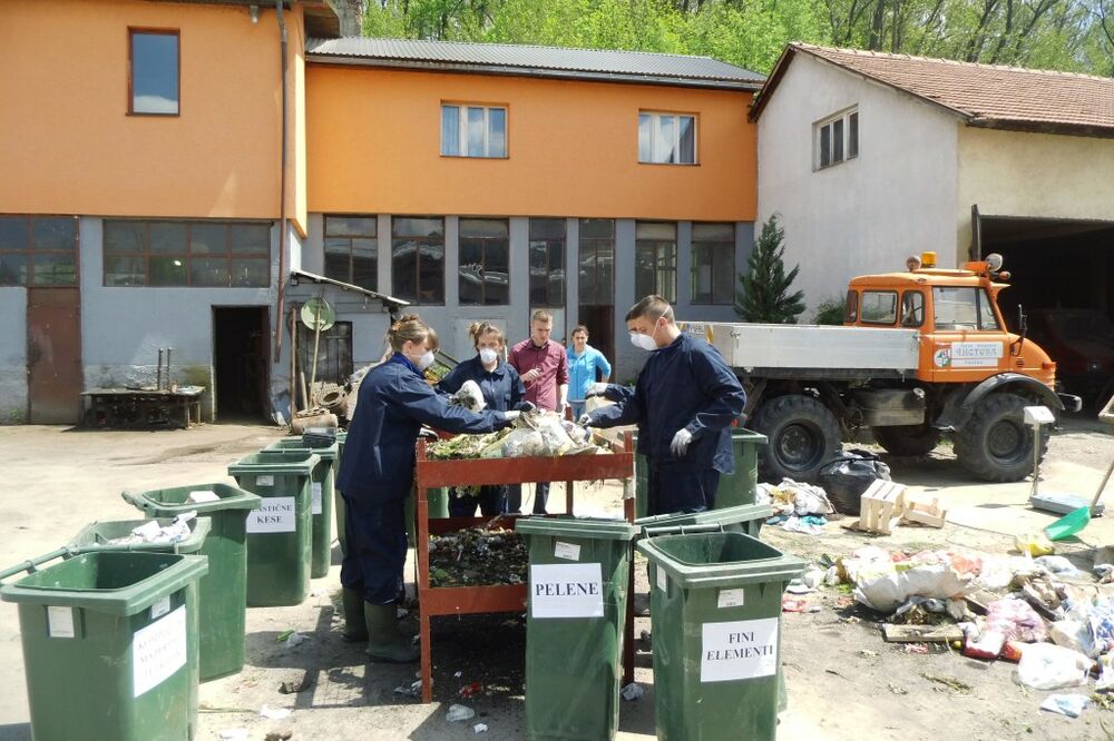 Analiza čvrstog otpada u Pljevljima, Foto: NVO Ozon