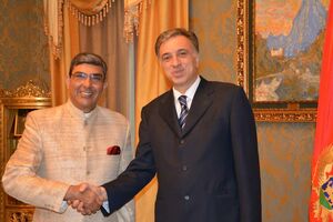 Vujanović primio akreditivna pisma ambasadora Indije, Urugvaja i...