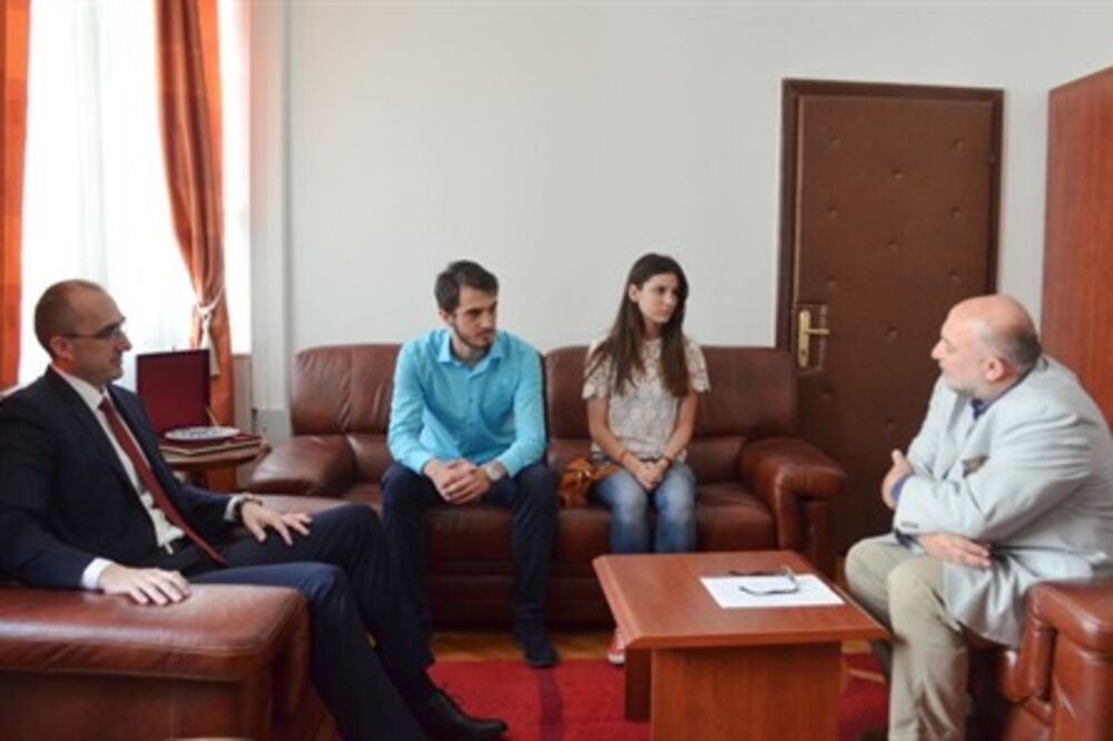 Nikola Pejović, Nevena Nikolić, Foto: Ministarstvo odbrane Crne Gore