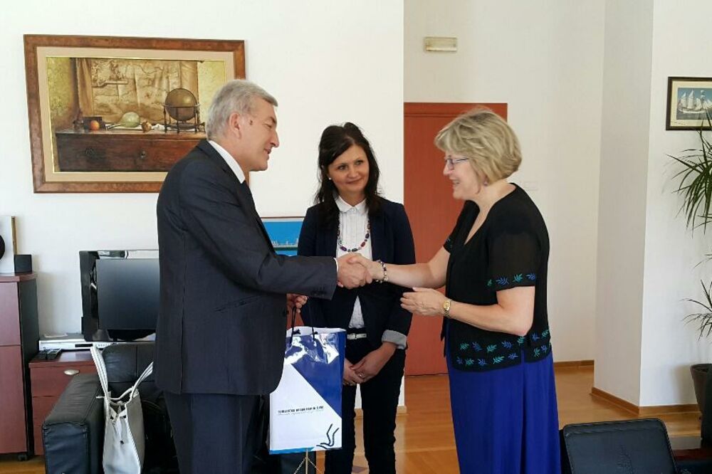 Ivan Novosel, Margaret Uehara, Foto: Opština Tivat