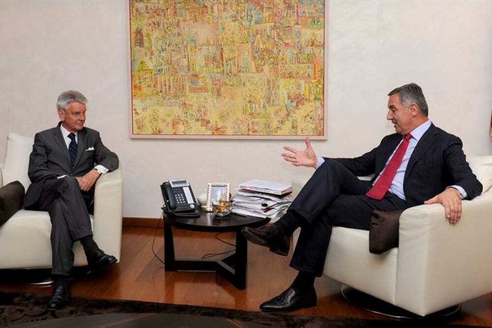 Alan Rišar, Milo Đukanović, Foto: Gov.me