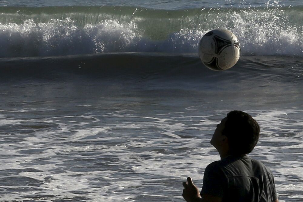 Kopa Amerika - plaža La Serena, Foto: Reuters