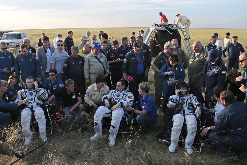 kosmonauti, Kazahstan, Foto: Beta/AP