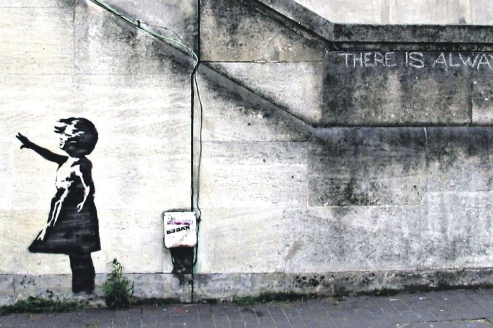 Djevojčica sa balonom, Banksy, Foto: Harvardpolitics.com