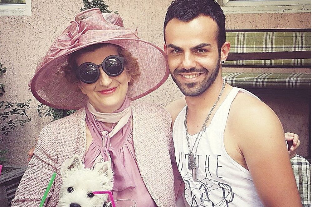 Slavko Kalezić, Isidora Bjelica, Foto: Privatna arhiva