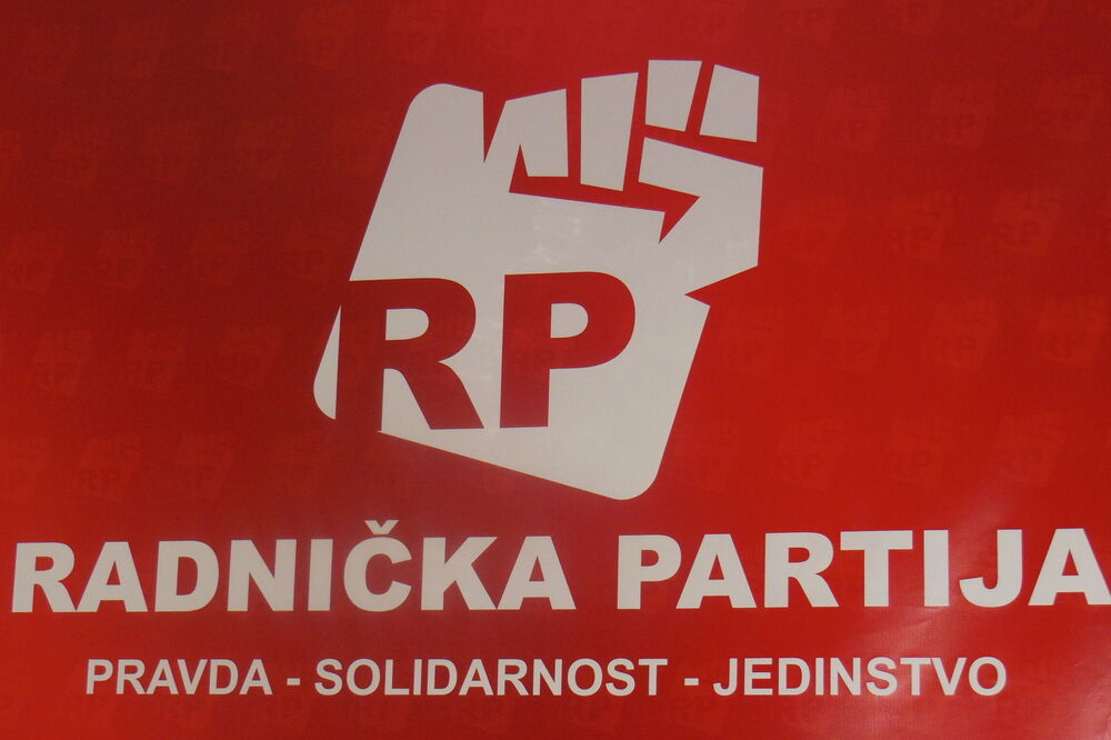 Radnička partija, Janko Vučinić, Logo partije, Foto: Svetlana Mandić