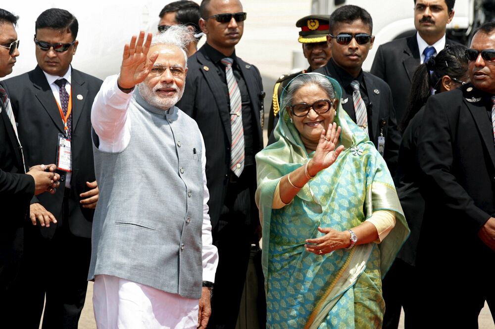 Narendra Modi, Šeik Hasina, Foto: Reuters