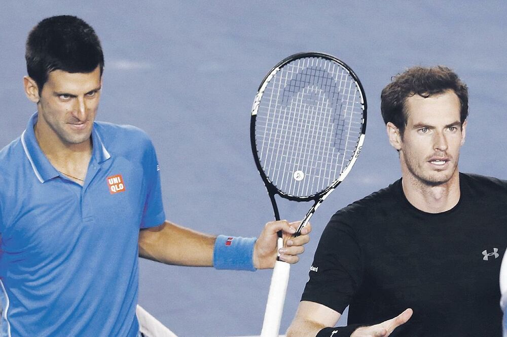 Novak Đoković, Endi Marej, Foto: Beta/AP