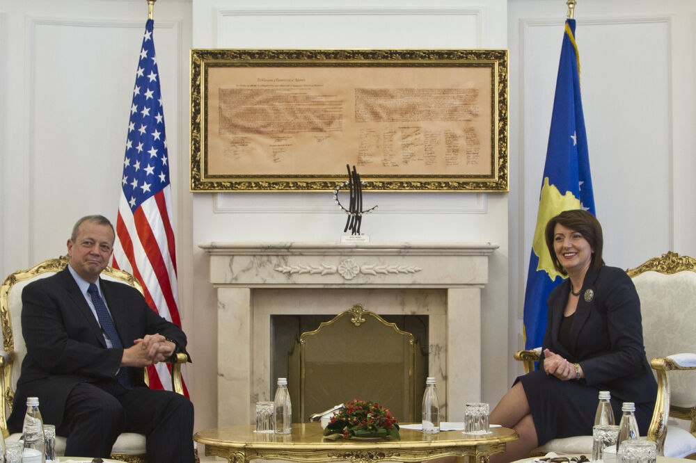 Džon Alen, Atifete Jahjaga, Foto: Beta/AP