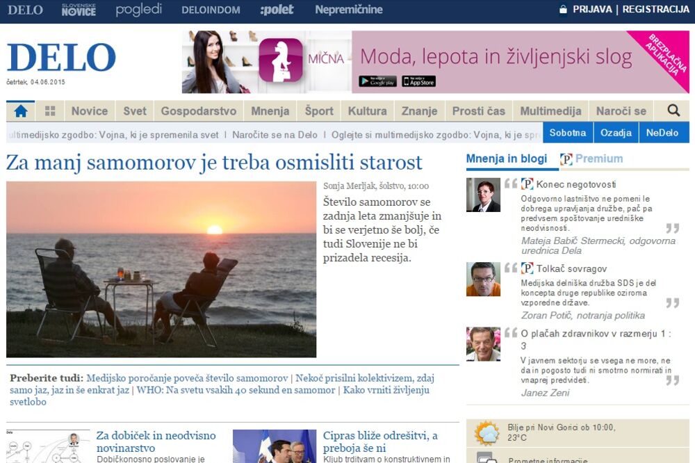 Delo, Foto: Screenshot