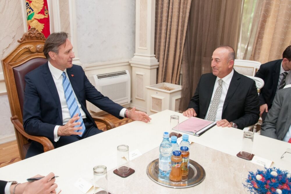 Ranko Krivokapić, Mevlut Čavušoglu, Foto: Skupstina.me