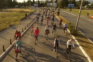 Ovako izgleda Critical Mass na ulicama Podgorice [VIDEO]